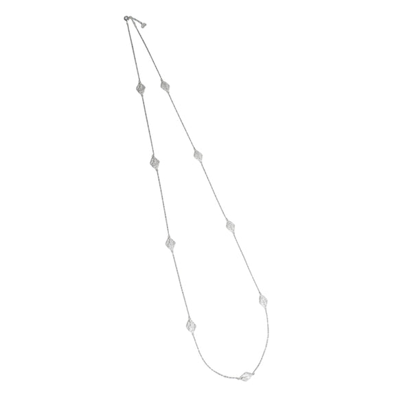 Face The Desire Flower Window Sweater Chain Necklace