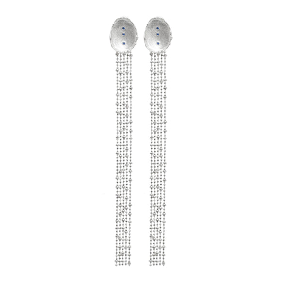 Radiant Harmony Star Dot Tassel Detachable Earrings